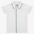 Arlo Collar Shirt - White&blue