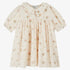 Smock Floral Dress - Cream