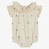 Mini Flowers Romper - Cream