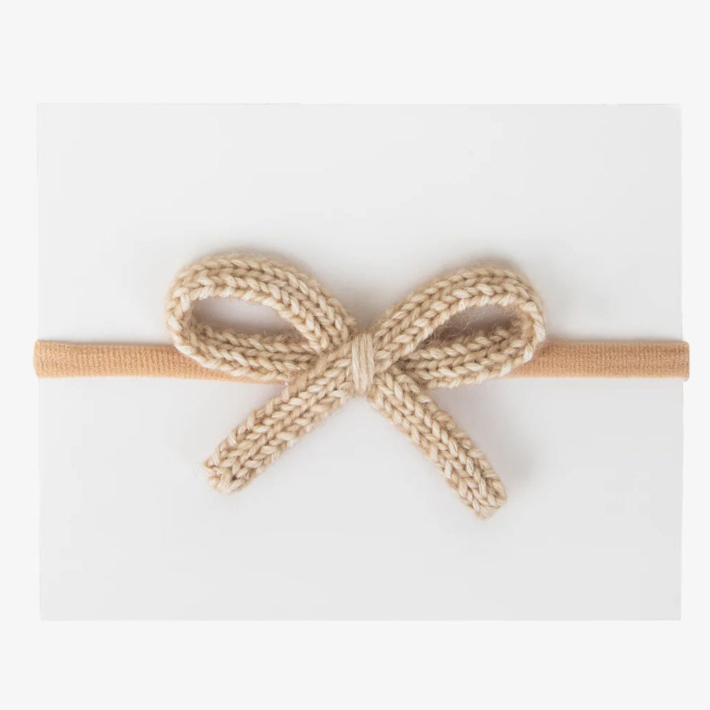 Adora Mini Crochet Headbands - Tan
