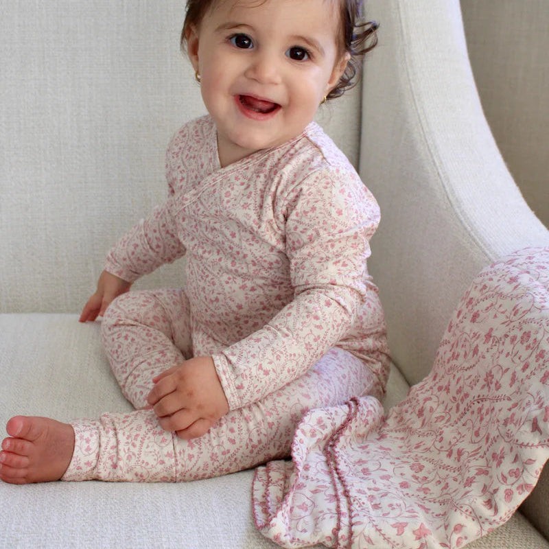 Muslin Blanket - Mauve Heirloom