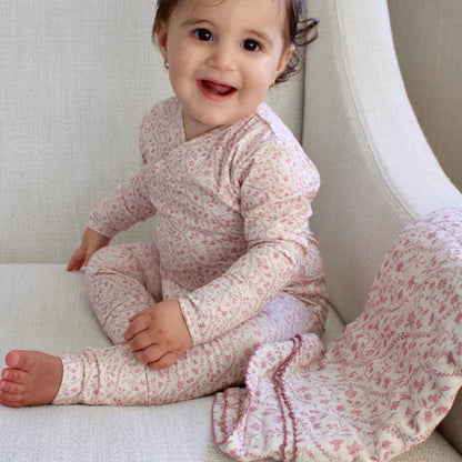 Muslin Blanket - Mauve Heirloom