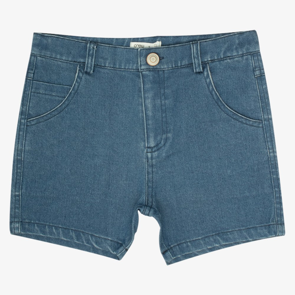 Jean Wash Shorts - Light Blue