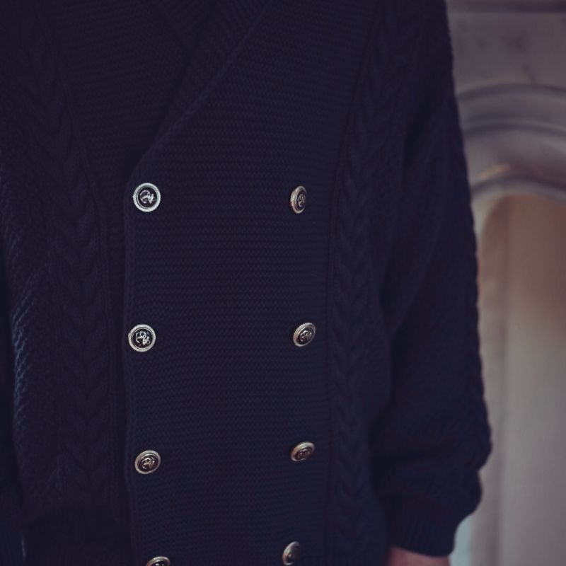 Alain Cardigan - Navy Blue