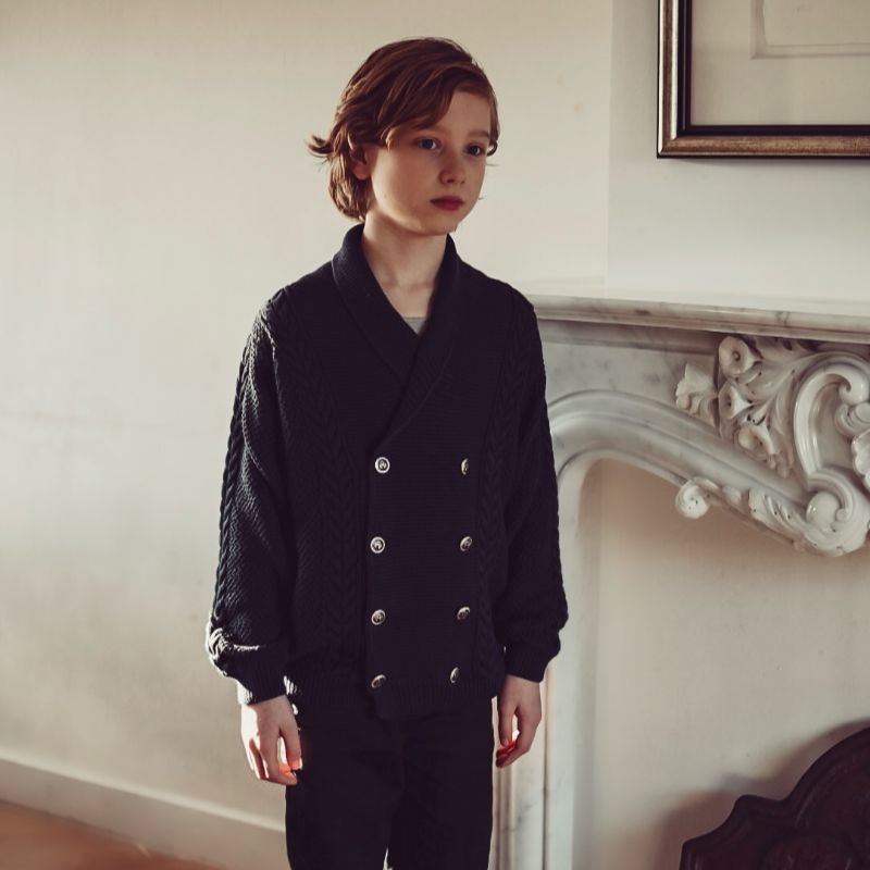 Alain Cardigan - Navy Blue