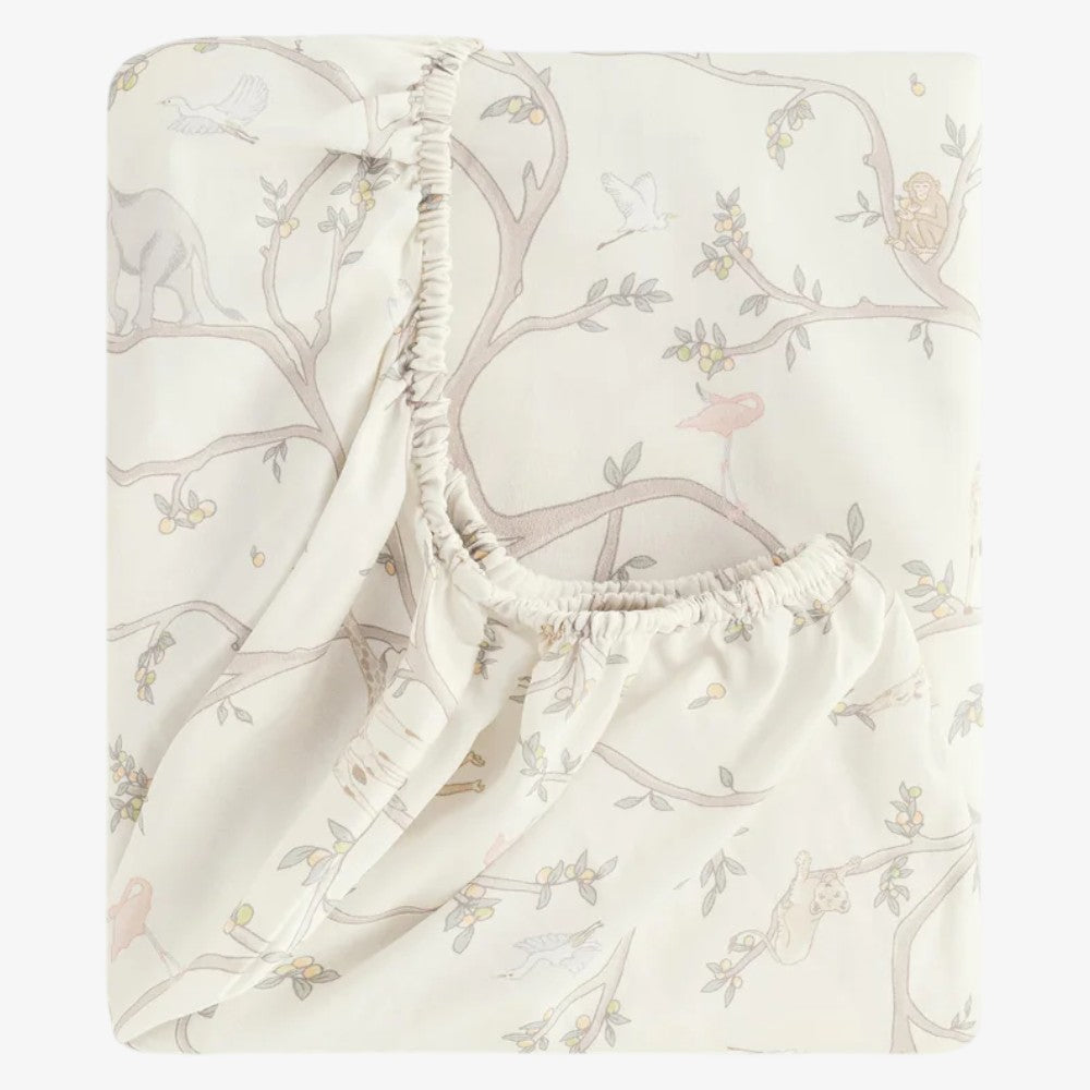 Crib Sheet - Animal Ivory
