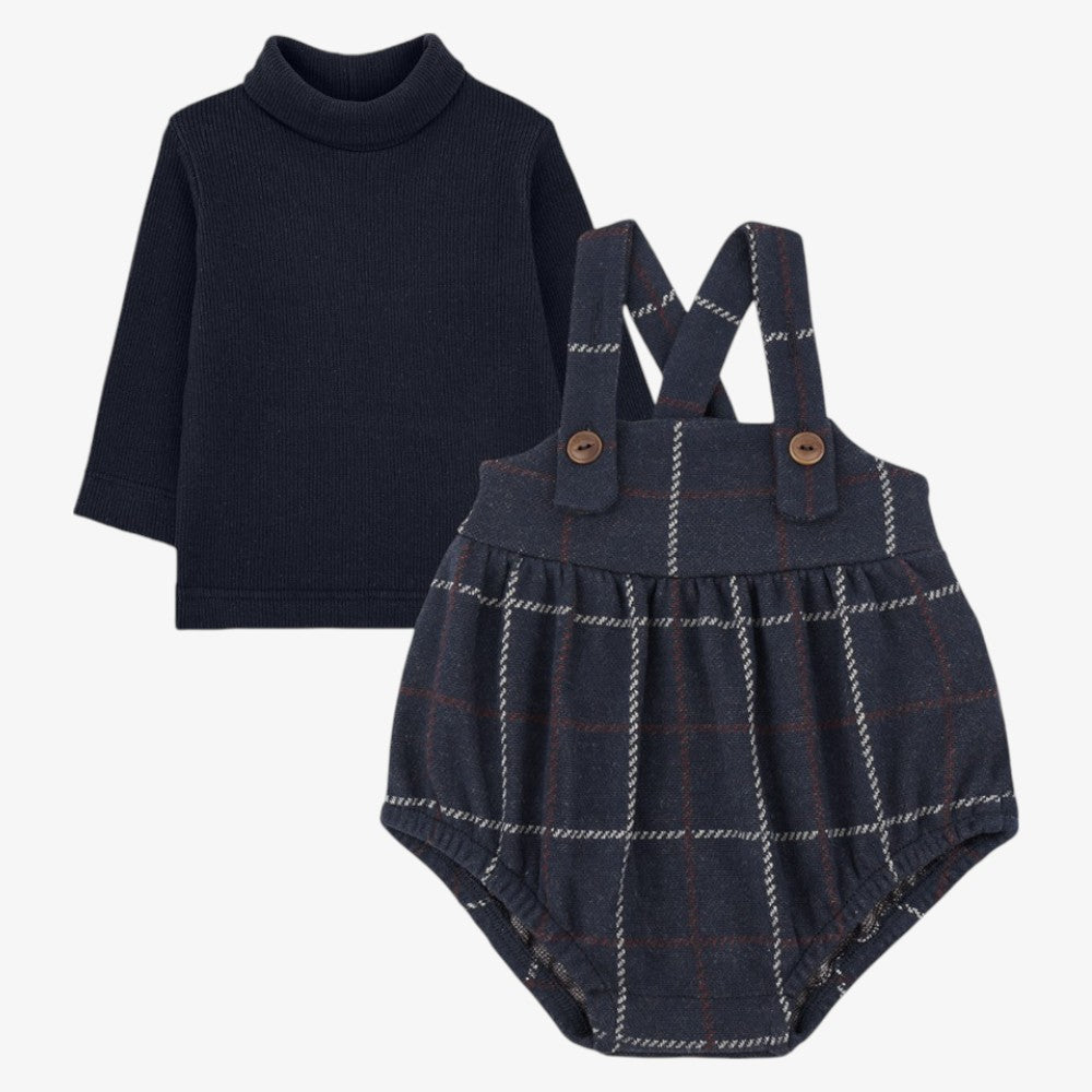 Aritz Turtleneck And Romper - Dark Blue
