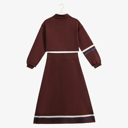 Arden Crop Top And Skirt - Berry