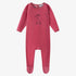 Doll Print Footie - Pink