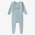 Truck Print Footie - Blue
