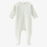 Leaf Print Take Me Home Set - White&blue