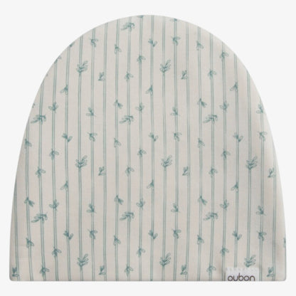Leaf Print Take Me Home Set - White&amp;blue