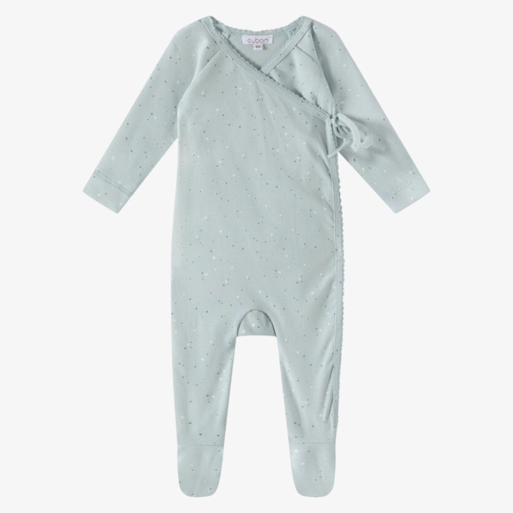 Allover Print Footie - Blue
