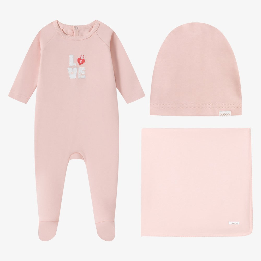 Love Patchwork Take Me Home Set - Pink