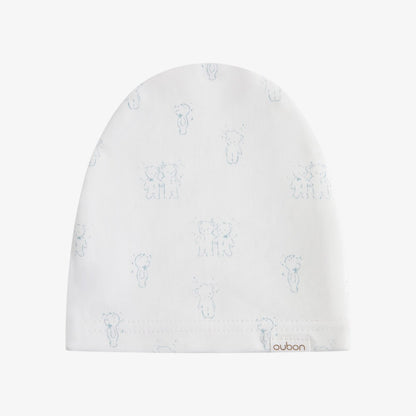 Teddy Footie And Hat - Blue