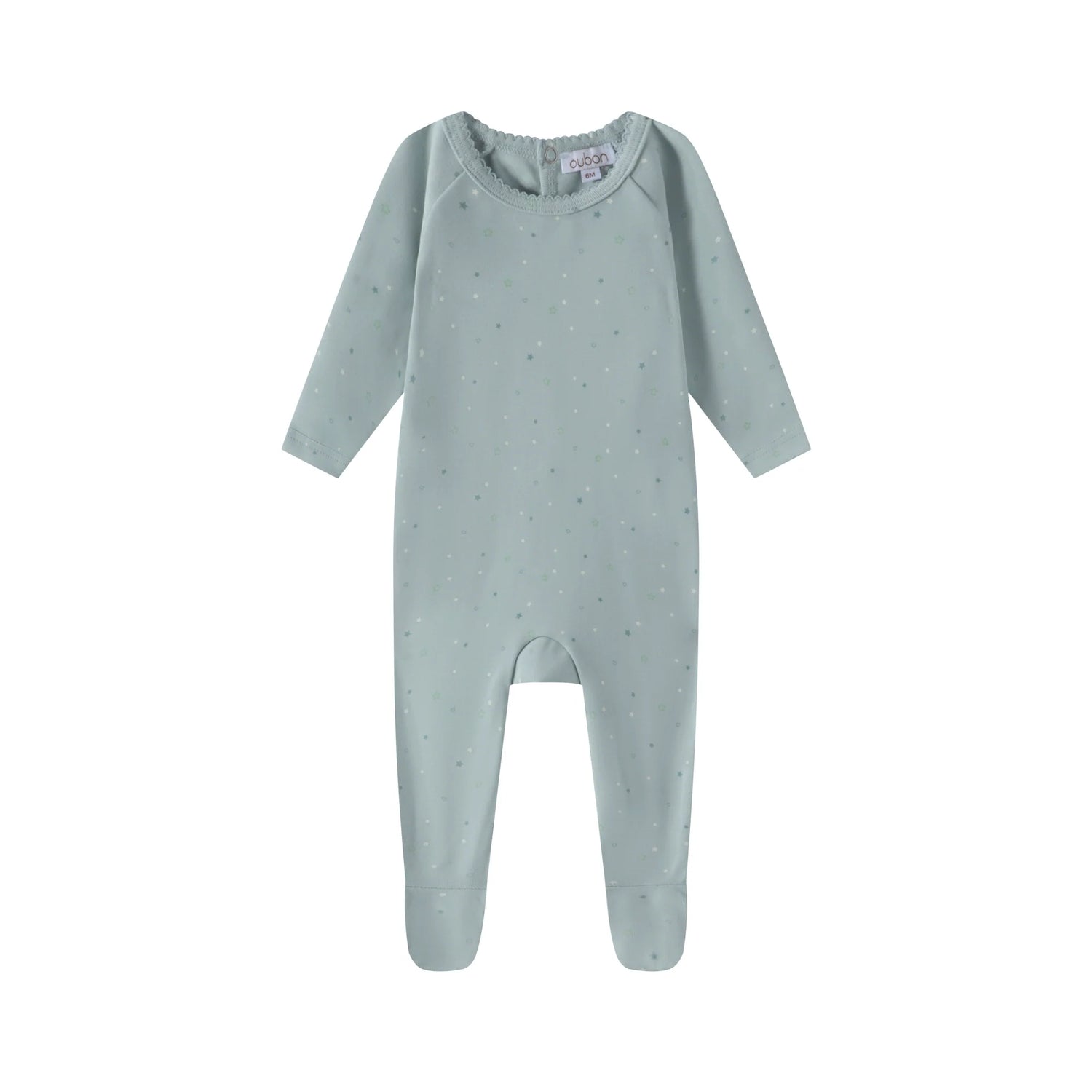 Allover Print Footie - Blue