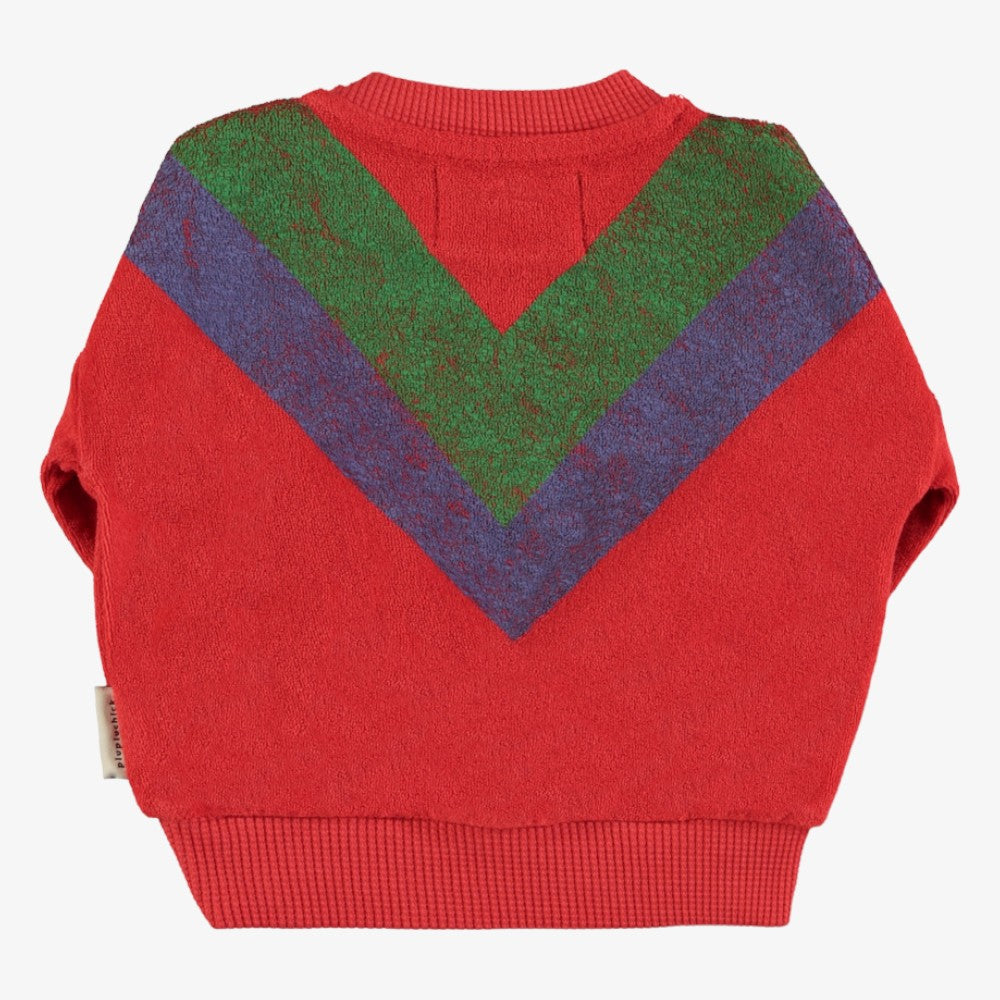 Multi Triangle Sweatshirt - Red