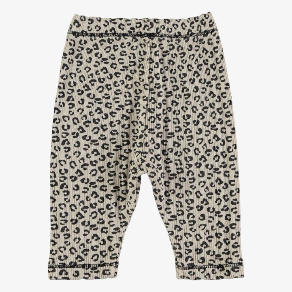 Leopard Shirt And Leggings - Light Grey