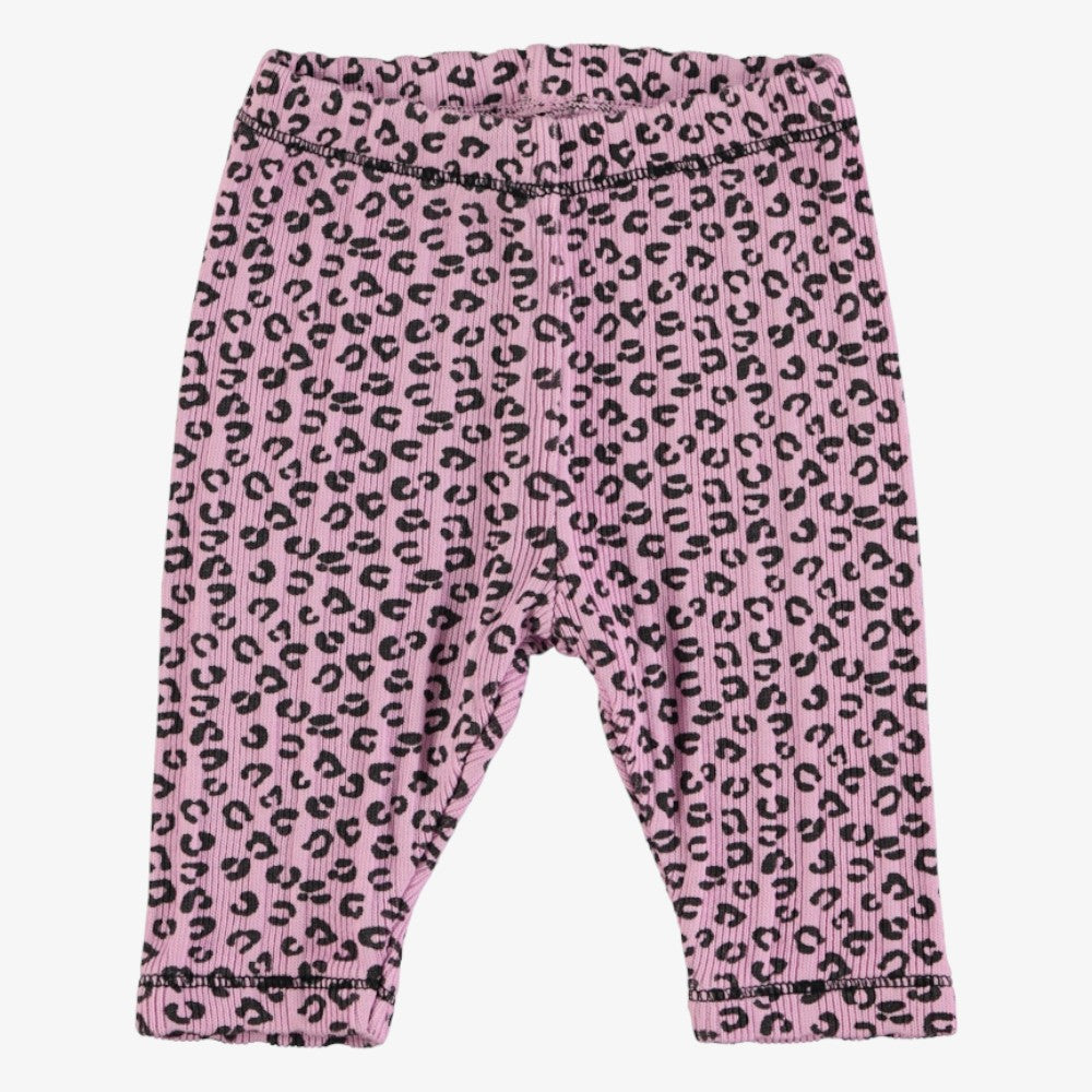 Leopard Shirt And Leggings - Pink