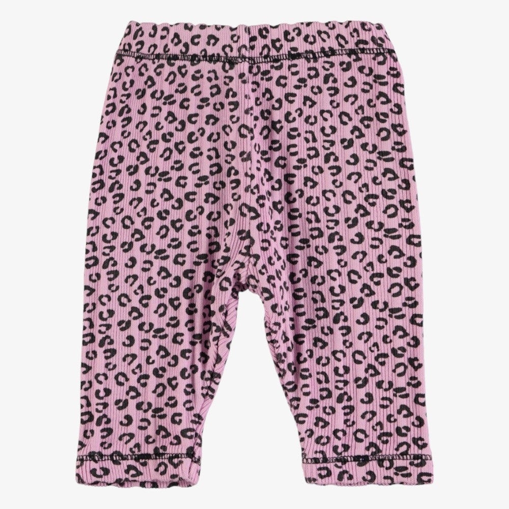 Leopard Shirt And Leggings - Pink