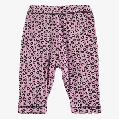 Leopard Shirt And Leggings - Pink