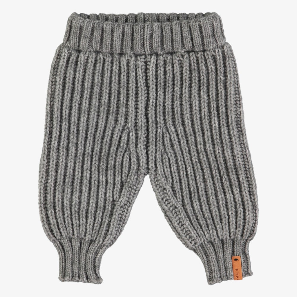 Knit Leggings - Grey