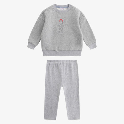 Snow Sweatshirt And Pants - Grey