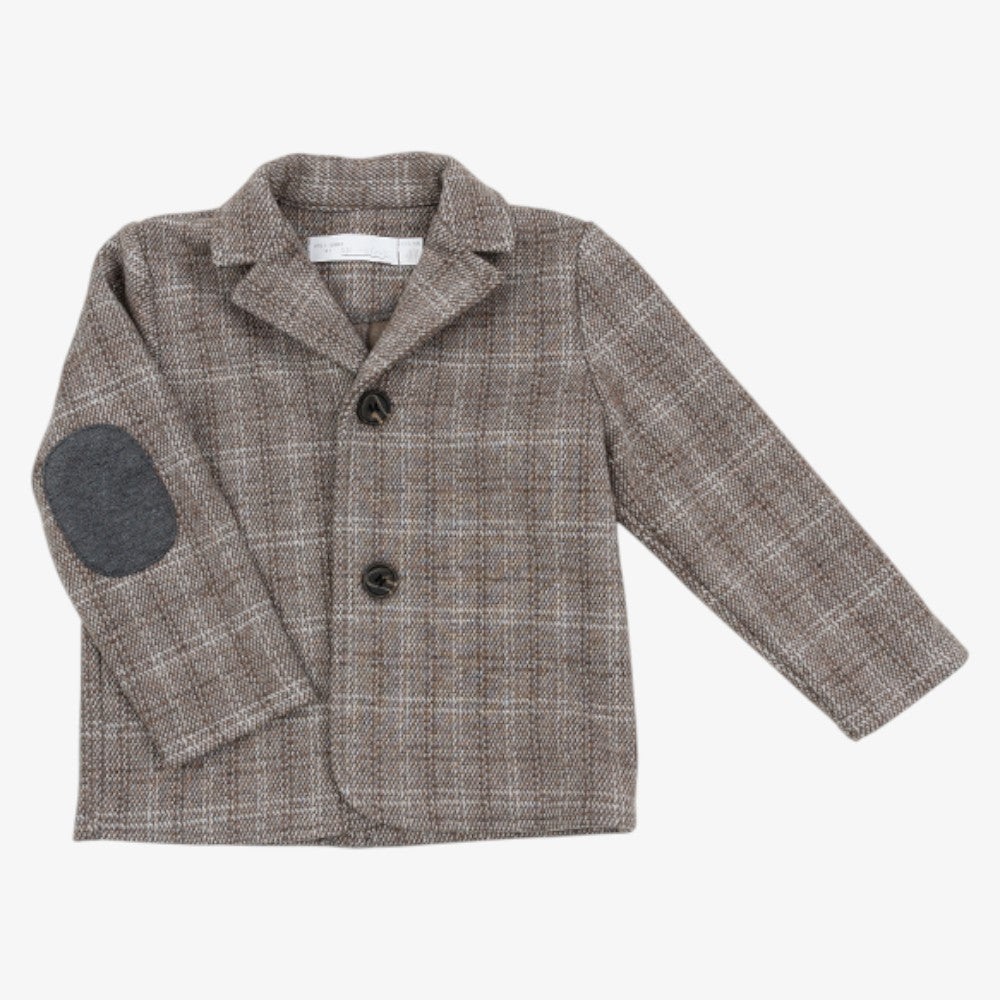 Jace Blazer - Mocha Plaid