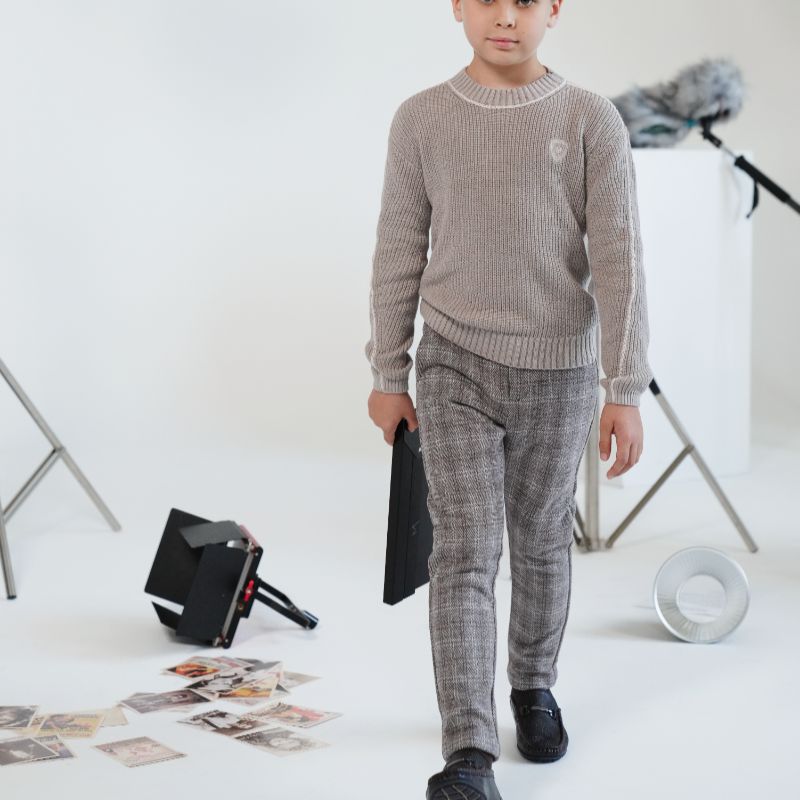 Tedd Plaid Pant - Mocha Plaid