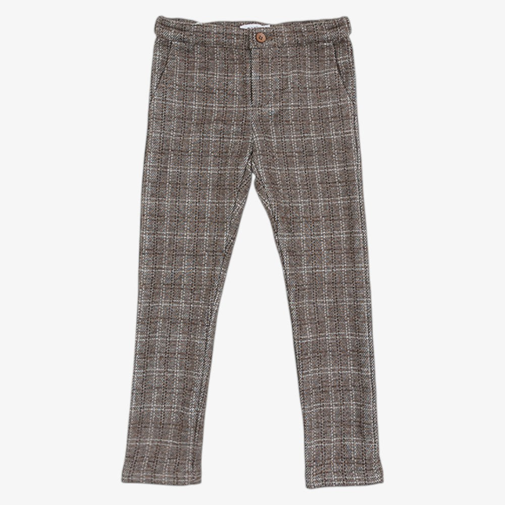 Tedd Plaid Pant - Mocha Plaid
