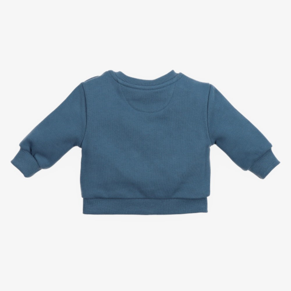 Logo Sweatshirt And Sweatpants - Blue