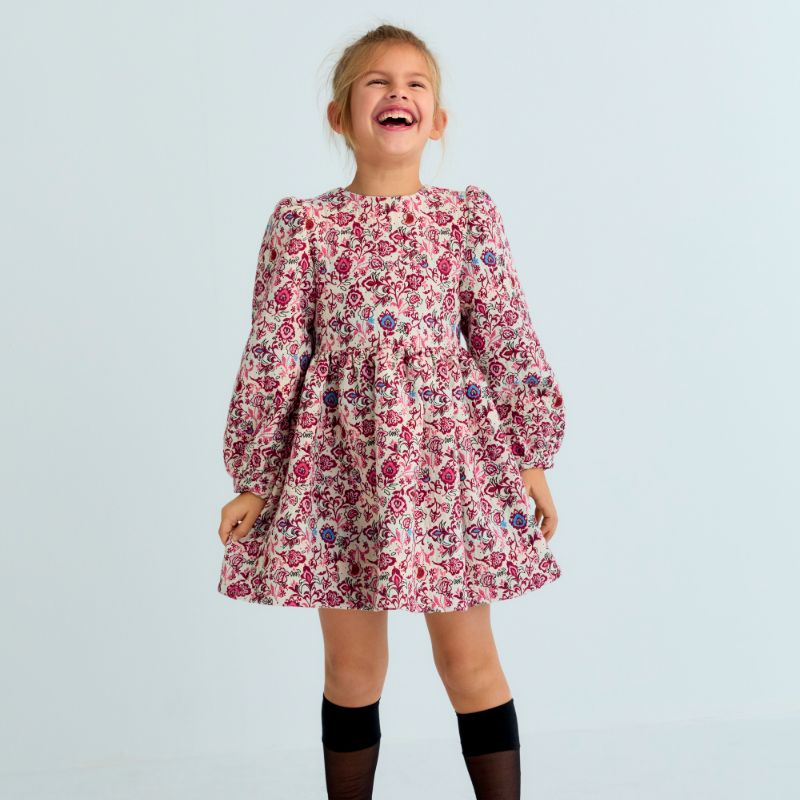 ワンピース The new society Filotis dress 6Y The New Society Chili Mountain Rose Print Filotis Dress