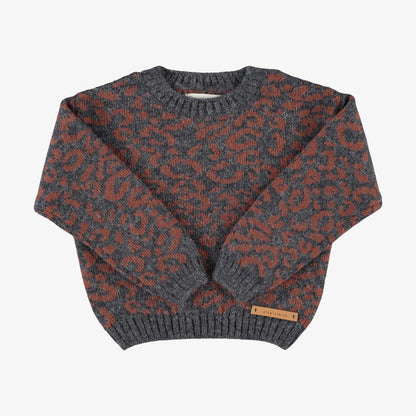 Animal Sweater - Dark Grey