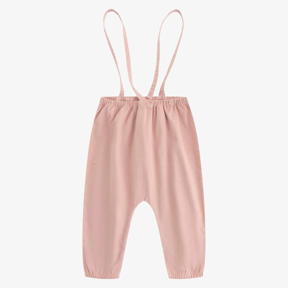 Corduroy Overalls - Pink