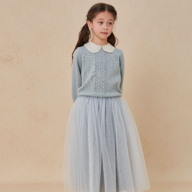 Selene Sweater - Dusty Blue