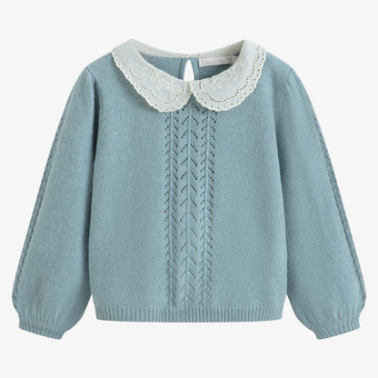 Selene Sweater - Dusty Blue