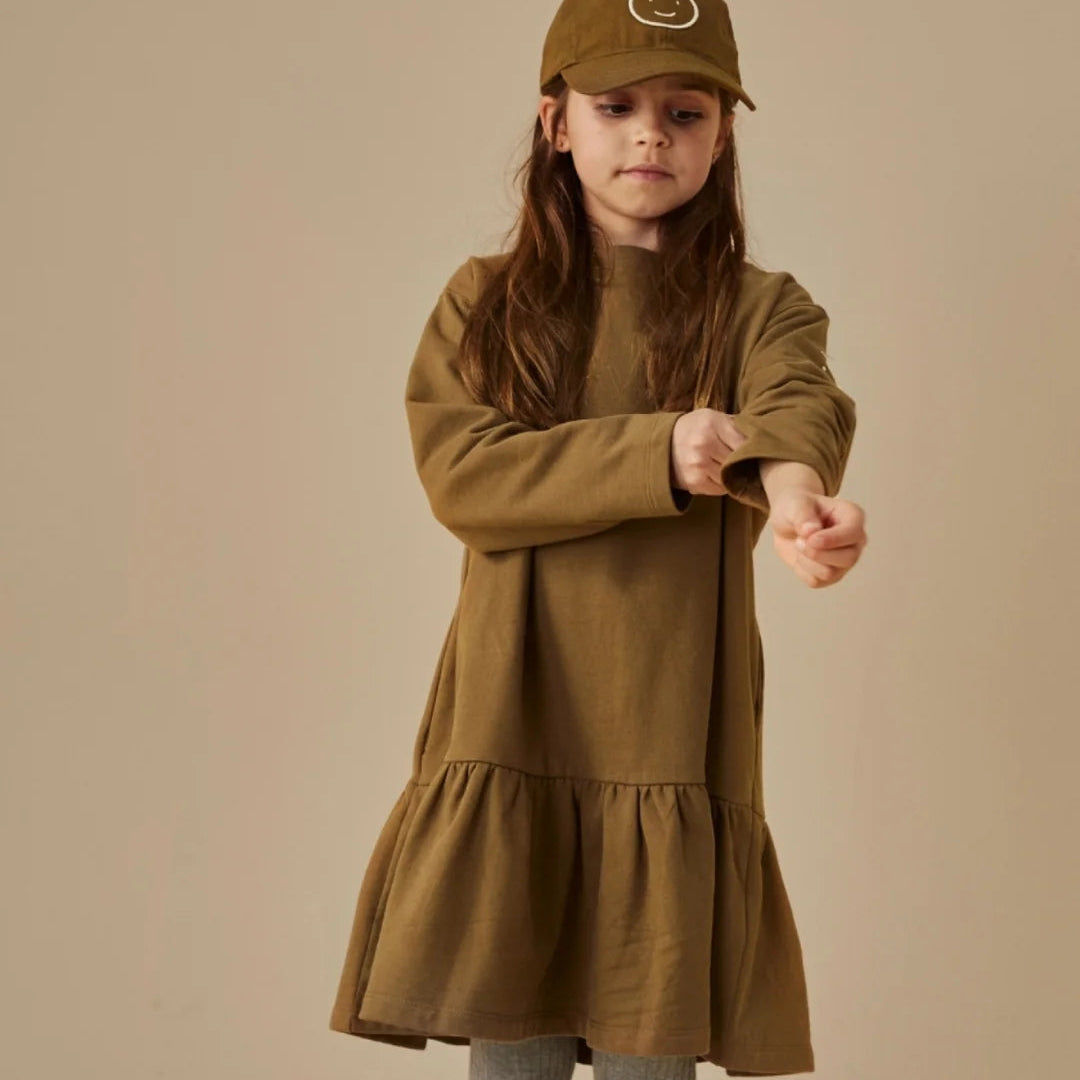 Frill Dress - Woody