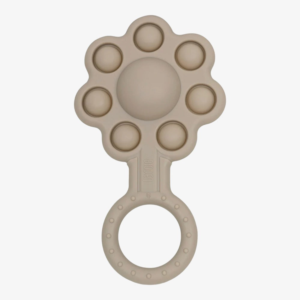 Pop-It Flower Rattle - Saddle