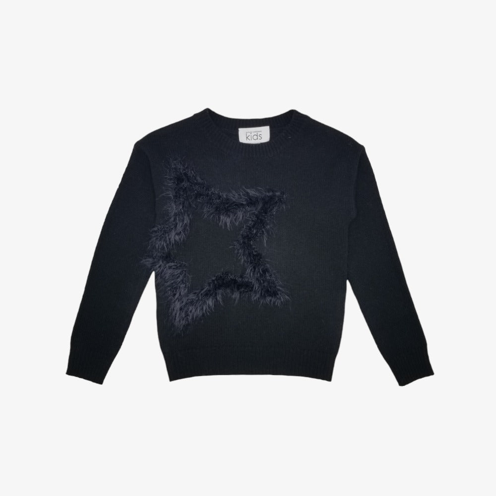 Autumn Cashmere Knit Sweater - Black