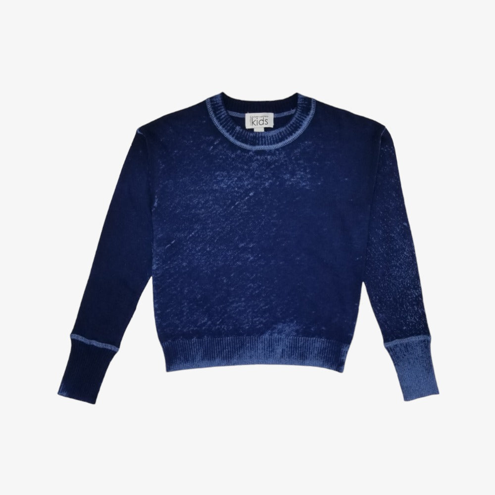 Autumn Cashmere Knit Sweater - Navy