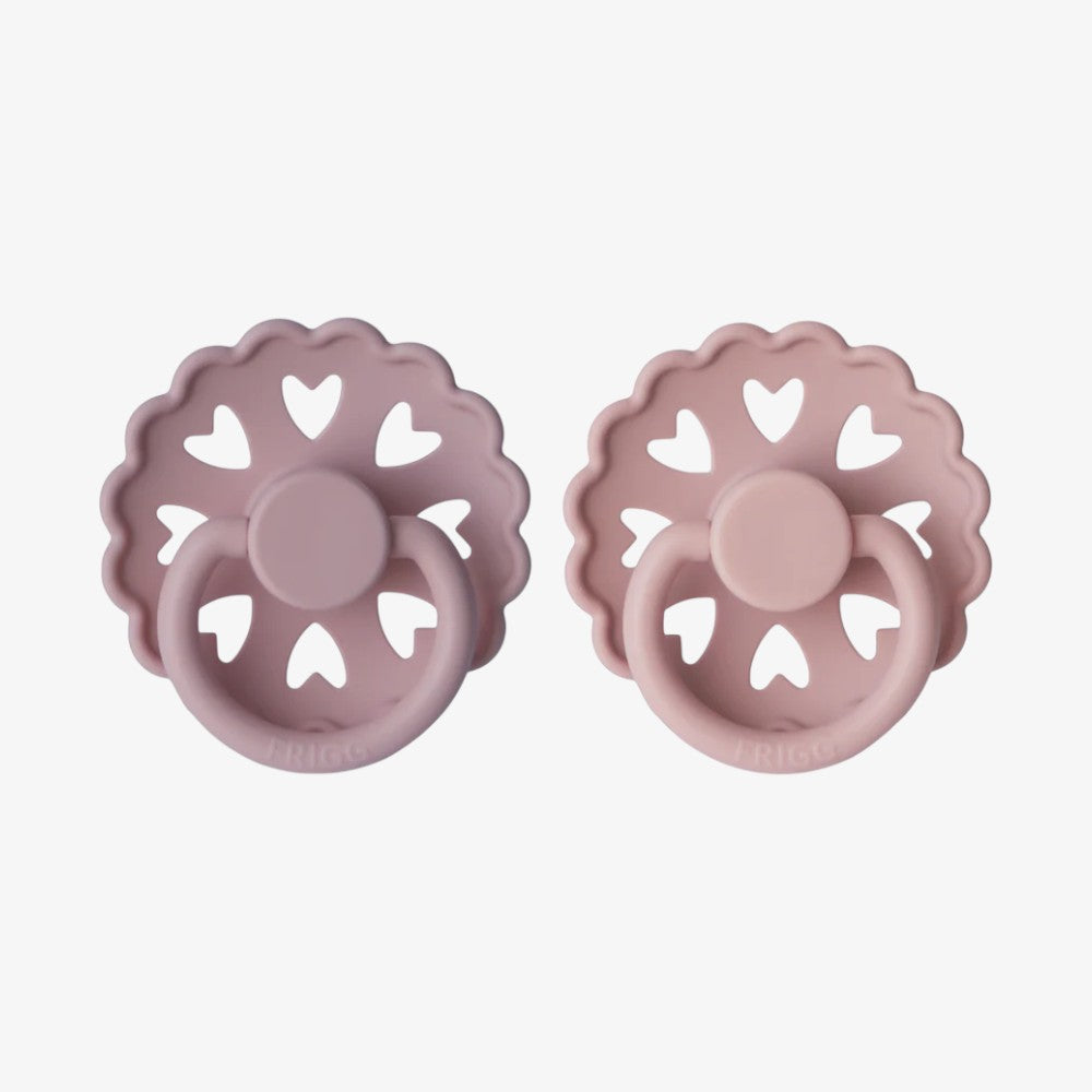 Andersen Silicone Pacifier 2 Pack - Twilight &amp; Mauve