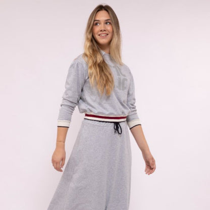 Signature Collar Sweatshirt - Grey