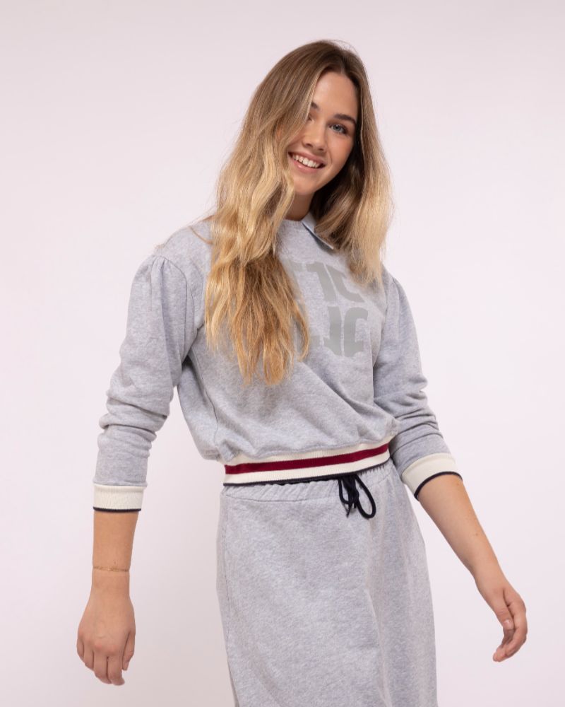 Signature Maxi Sweat Skirt - Grey