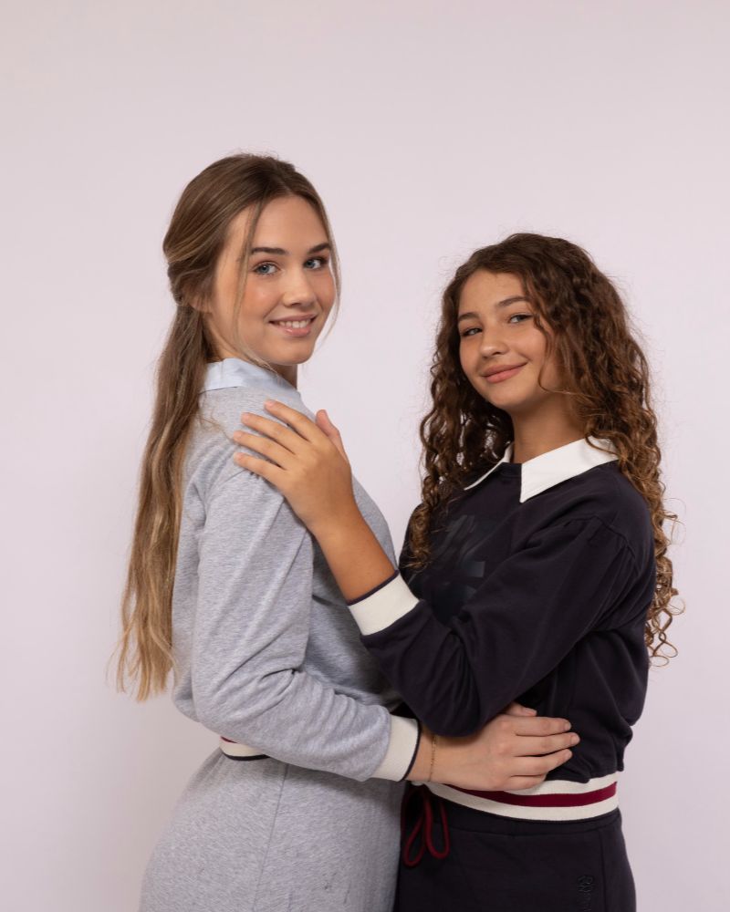 Signature Collar Sweatshirt - Grey