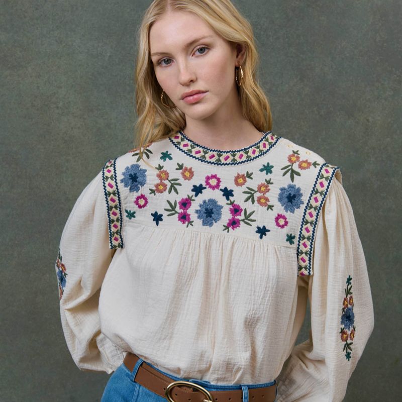 Izza Blouse - Cream