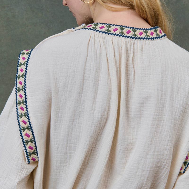 Izza Blouse - Cream