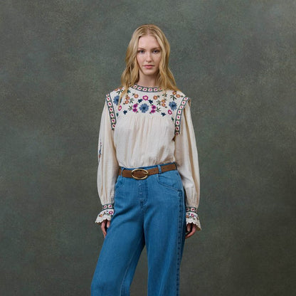 Izza Blouse - Cream