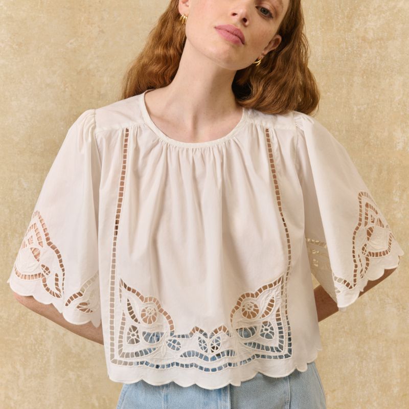Louvia Blouse - White