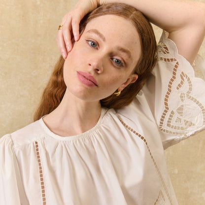 Louvia Blouse - White