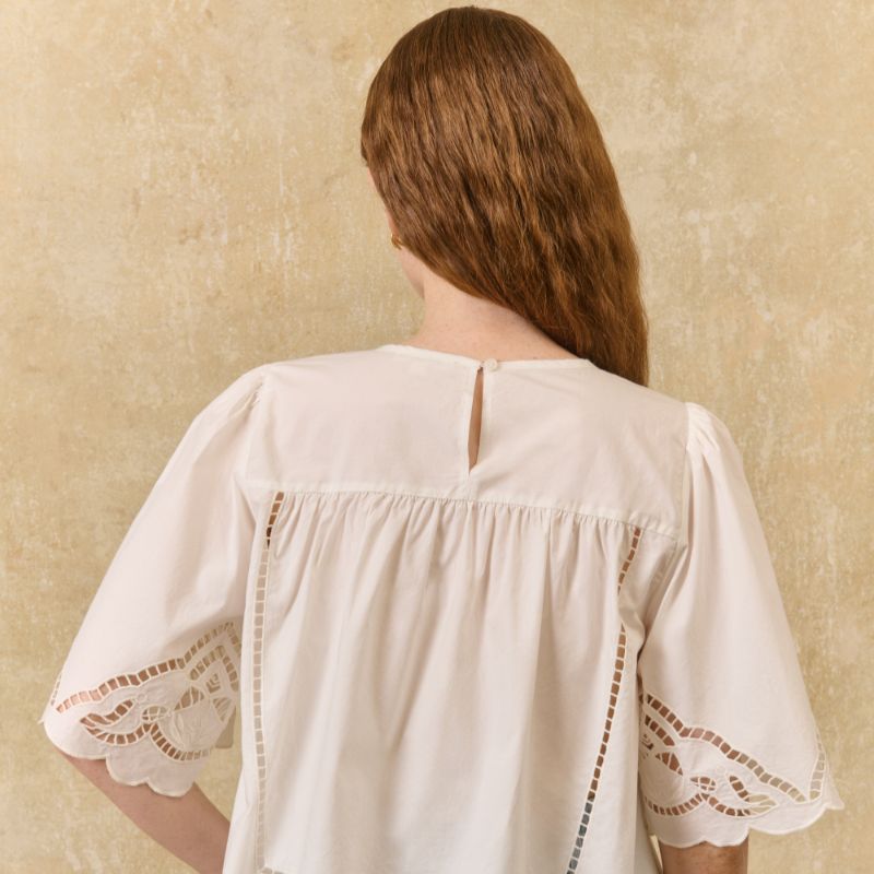 Louvia Blouse - White